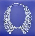 Воротник кружевной съемный "Агата" комплект / Воротник текстильный / Bazanova_accessories 005-0019