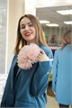 Цветок "Шик" красный / Большой цветок / Брошь Bazanova_accessories 004-0014К