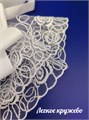 Воротник кружевной "Веер" Bazanova_accessories 005-0014БЕЛ