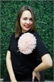 Цветок "Шик" красный / Большой цветок / Брошь Bazanova_accessories 004-0014К