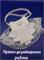 Воротник кружевной "Веер" Bazanova_accessories 005-0014БЕЛ