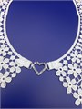 Воротник кружевной съемный "Агата" комплект / Воротник текстильный / Bazanova_accessories 005-0019