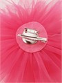 Цветок "Шик" красный / Большой цветок / Брошь Bazanova_accessories 004-0014К