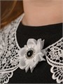Воротник кружевной съемный "Агата" комплект / Воротник текстильный / Bazanova_accessories 005-0019