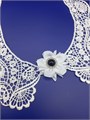 Воротник кружевной съемный "Агата" комплект / Воротник текстильный / Bazanova_accessories 005-0019