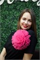 Цветок "Шик" красный / Большой цветок / Брошь Bazanova_accessories 004-0014К